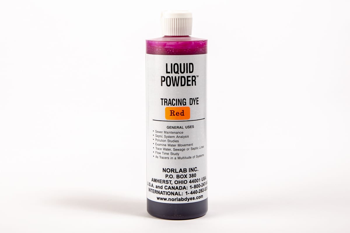 Norlab Tracing Dyes Red Liquid Powder Tracing Dye
