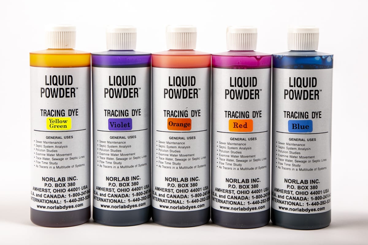 Norlab Tracing Dyes Liquid Powder Tracing Dyes