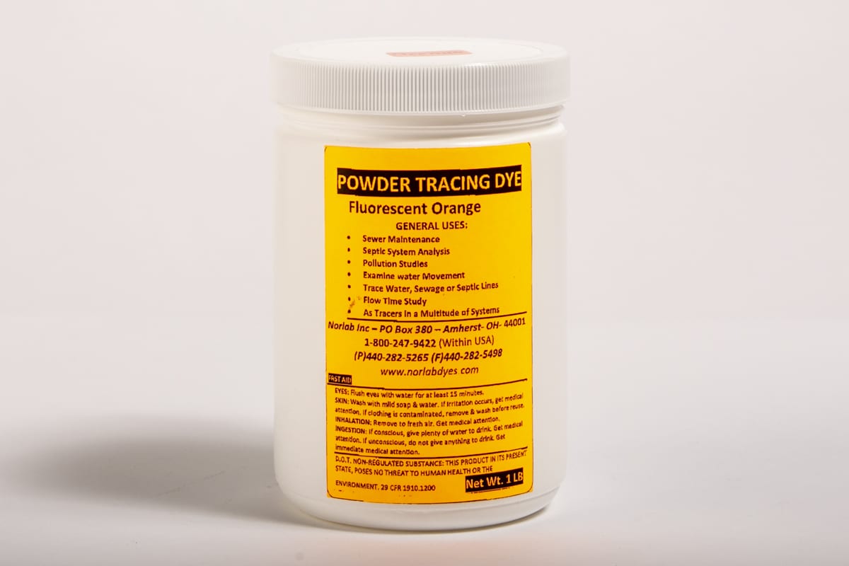 Norlab Tracing Dyes Orange Powder Tracing Dye