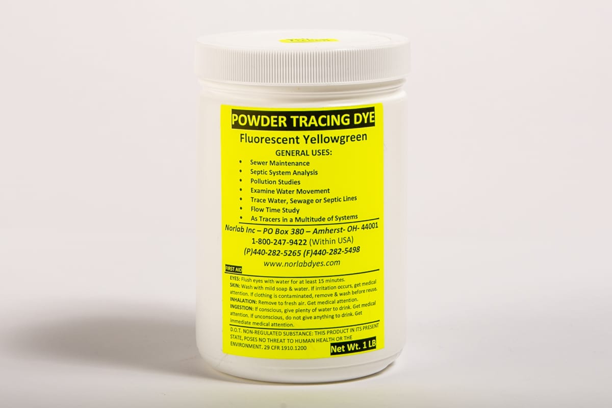 Norlab Tracing Dyes Yellowgreen Powder Tracing Dye